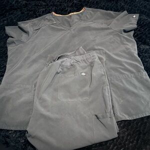 Gray Scrub Set
